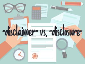 Disclaimer